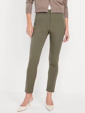 Old Navy High‑Rise Skinny Pants Size 10 Minimalist Workwear Clean Girl Aesthetic